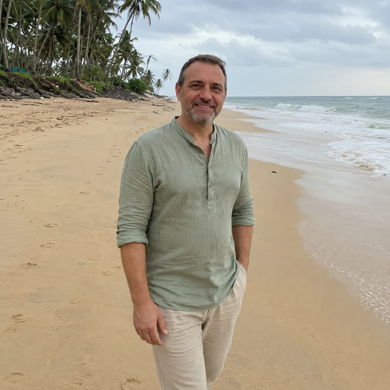 Ivan Ivanov from Bulgaria, who travelled to India for Immunity Boosting Detox Program in India