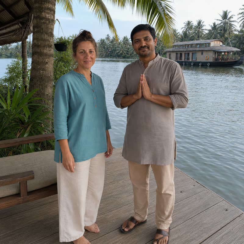 Maria Papadopoulou from Greece, who travelled to India for Sciatica Treatment in India